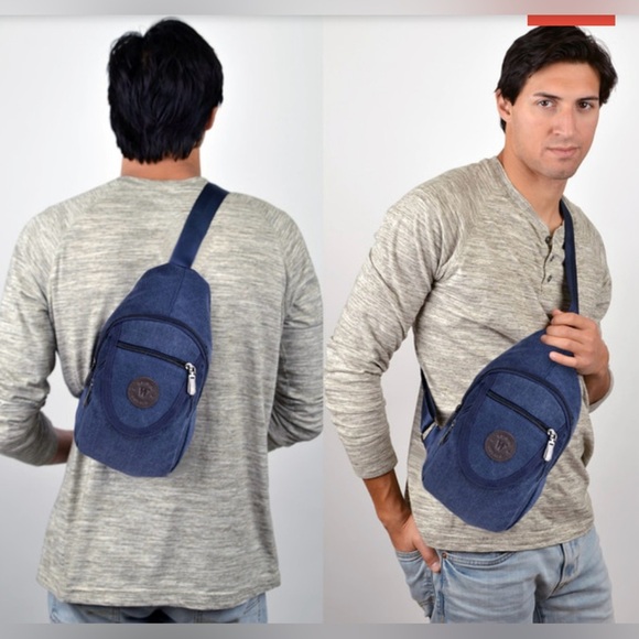 New Napouch 2007 sling bag canvas heavy duty crossbody men/woman Alaska - Picture 1 of 10